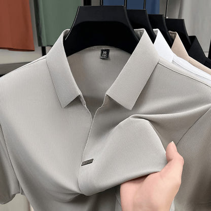 Everyday Comfort Mens Polo Shirt Short Sleeve Summer Top