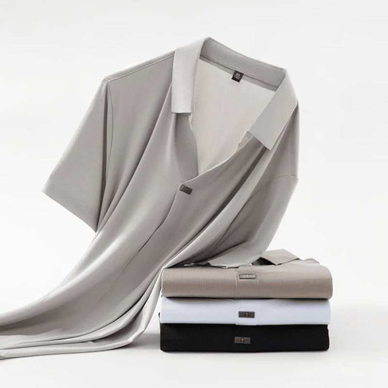 Everyday Comfort Mens Polo Shirt Short Sleeve Summer Top