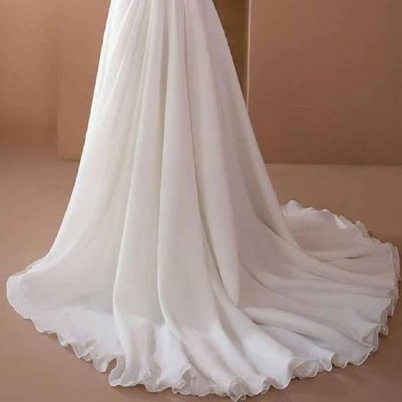 Elegant Womens Off Shoulder Maxi Dress, Sexy Lace Evening Gown Lantern Sleeve High Waist, White Long Flowy Hem Dress
