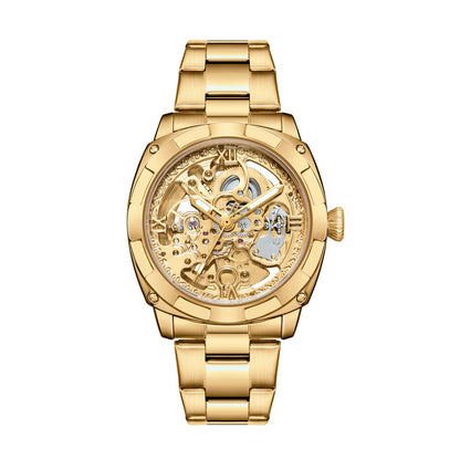 Luxury Mechanical Watches Skeleton Waterproof Men Automatic Watch Stainless Steel Mens Watch