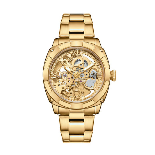 Luxury Mechanical Watches Skeleton Waterproof Men Automatic Watch Stainless Steel Mens Watch