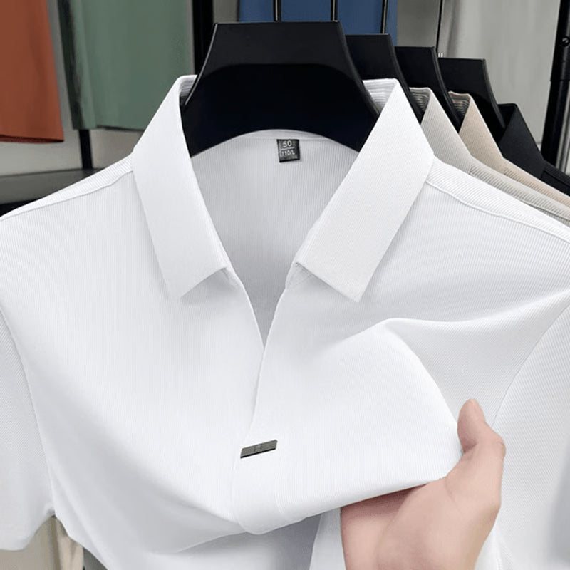 Everyday Comfort Mens Polo Shirt Short Sleeve Summer Top