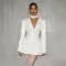 Avrilyaan Casual Pocket Sexy Dress, Women Elegant Party Dress, Blazer Long Sleeves Bodycon Mini Autumn Winter Vestidos